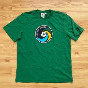 New York Cosmos UMBRO Short Sleeve T-Shirt(XL)Green